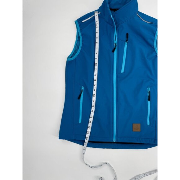 Little Donkey Andy Womens Softshell Vest Blue M Lightweight Windproof Water-Resi - Picture 11 of 14
